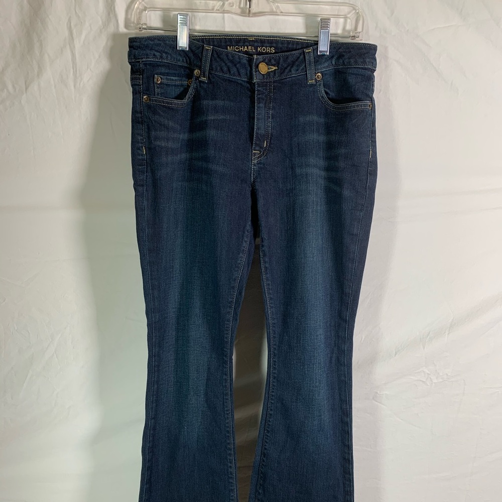 Bootcut blue jeans from Michael Kors